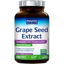 Innate Vitality Grape Seed Extract Capsules, Maximum Strength 500mg, Antioxidant, Immune and Heart Support, Highly Concentrated Extract with 95% Proanthocyanidins, 180 Vegetarian Capsules