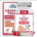 Urinary Tract Support for Dogs and Cats - Cranberry + D-Mannose Chewables for Bladder Health, Kidney Function & Balanced Urine pH - 144 Natural Chicken Flavor Tablets