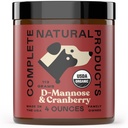 Organic D-Mannose & Cranberry Powder for Pets - 4oz - Pure D-Mannose & Cranberry by Complete Natural Products