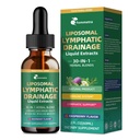 Liposomal Lymphatic Drainage Supplements with 30-in-1 Herbal Blend | Echinacea | Oregano | Milk Thistle - Sugar Free Lymph System Drops - Immune Support, Cleanse & Detox, 2 fl oz