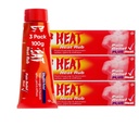 3 Pack - Heat Pain Relief Rub Relief from Muscle Massage Lotion 100g