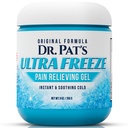 Dr Pat's Pain Relief Cream (9oz) - Muscle Rub Gel for Arthritis, Neuropathy, Foot & Joint - Cooling Sports Massage for Back, Shoulder & Knee - Menthol Analgesic for Neck & Body | Arthritis, Neuropathy, Foot & Joint - Cooling Sports Massage for Back, Shoulder & Knee - Menthol Analgesic for Neck & Body