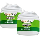Hempvana Relief Cream 2 Pack with Seed Extract - Relieves Inflammation, Muscle, Joint, Back, Knee, Nerves and Arthritis – Made in USA 3oz Paraben Free, Vegan, Cruelty-Free As Seen On TV