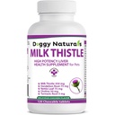 Milk Thistle for Dogs with High Potency Liver Health Supplement for Pets (120 tabs)