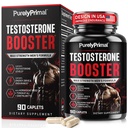 Testosterone Booster for Men, Male Hormone Support Capsules with Natural Ingredients, Energy, Strength & Stamina Support Supplement for Men, Daily Performance & Workout Support