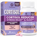 Cortisol Supplements for Women - 90 Tablets & Vegan, for Stress, Relaxation | 16-in-1 Cortisol Reducer, with Magnesium, Ashwagandha & L-Theanine, Cortisol Calm, Manager, Detox, Hormonal Balance for Women