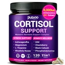 11-in-1 Cortisol Supplement for Women and Men, 120 Capsules | Cortisol Reducer and Detox, Magnesium, Ashwagandha & L-Theanine, Mood, Focus, Sleep Support