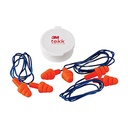 3M Corded Reusable Earplug, 3-Pair with Case