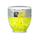 3M Ear Plugs, E-A-Rsoft Yellow Neons 391-1004, Regular Size, Uncorded | NRR 33, 500 Pairs, Tapered Cylinder Shape, Slow Recovery Foam
