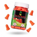 The Ear Buddy Premium Soft Foam Ear Plugs for Sleeping Noise Cancelling, Hearing Protection Earplugs for Shooting Range, Concerts, Work & Travel, Noise Reduction Rating 32 Decibels, 50 Pairs