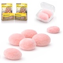 Ohropax Reusable Wax/Cotton Ear Plugs (24 Plugs Total)(1 Clear Carrying Case) - Ear Plugs for Sleeping Noise Cancelling, Swimming, Shooting Ear Protection, and a snoring Solution.