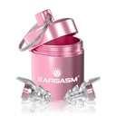 Eargasm Smaller Ears Pink Earplugs for Concerts, Festivals, Musicians, Night-Life, Motorcycle Hearing Protection - Reusable Ear Plugs for Small Ear Canals, High Fidelity Noise Reduction up to 21 dB