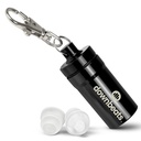 High Fidelity Ear Plugs for Hearing Protection - Discreet, Clear Ear Plugs for Concerts, Festivals & Noisy Events - Up to 18dB Background Noise Reduction Rave Earplugs - Comes with Aluminum Case