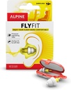 Alpine FlyFit | Airplane Ear Plugs for Flying Pressure Regulation | Travel essentials | Comfortable & Reusable | Hypoallergenic with ultra soft filter | Tested and certified | 17dB SNR