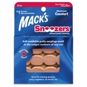 Mack's Snoozers Silicone Putty Earplugs - 6 Pair – Comfortable, Moldable Silicone Ear Plugs for Sleeping, Snoring, Loud Noise & Traveling | Made in USA