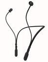 HALLEAST Earplugs for Concert, Noise Reduction, Hearing Protection | with Removable Ear Plug Lanyard, Safety Connector Cord Strap Neckband – SNR 26dB, NRR 14dB, Black Plug + Black Tip