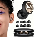 Ear Plugs for Sleeping Noise Cancelling, Reusable Silicone Ear Plugs with 8 Ear Tips, Soft Hearing Protection for Sleep, Snoring, Concerts, Travel, Work, Study & Shooting(Dark Phantom)