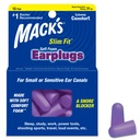 Mack's Slim Fit Soft Foam Earplugs, 10 Pair - Small Ear Plugs for Sleeping, Snoring, Traveling, Concerts, Shooting Sports & Power Tools | Made in USA