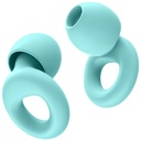 Noise Canceling Earplugs for Sleep and Concentration– New Flexible Earplugs for Better Attenuation–2 Pair Reusable –Deal for Side Sleepers &Noise Sensitive Person – 27dB Noise Cancellation–Light Green