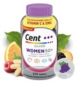 Silver Women 50 Plus, Multivitamin for Women, Minerals, Vitamins & Supplements Hair Skin and Nails Vitamins, Vitamin C, Antioxidants Supplement, 275Ct Tablets (275)