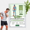 Mugwort Herbal Pain Relief Patches 72-Pack | Heat Activated Plant-Based Patches for Joint & Muscle Pain Relief | Neck, Back, Knee Support for Workers, Athletes, Elderly with Arthritis