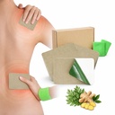 Botanical Heat Patches – Premium Warming Plaster with Ginger, Capsicum & Wormwood - 3" x 5" Herbal Patches for Muscle Comfort on Wrists, Shoulders & Legs with 1 Pair of Sleeves (20ct)