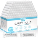 Gauze Rolls - 192 Individually Wrapped Rolls - 4 inches x 4.1 Yards - Bandage Gauze Rolls
