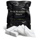Kaolin Hemostatic Combat Gauze 3 x 12.5 ft Flexible Z Fold Wound Packing Gauze for Stop the Bleed Trauma Kits First Aid Emergency Medical Supplies 1-Pack
