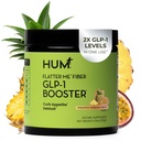 HUM Flatter Me Fiber Pineapple Passion Fruit Fiber Powder, 10 Servings | Prebiotics, Digestive Enzymes, Digestive & Gut Health Support for Women & Men, Vegan, Non-GMO