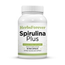 Spirulina Plus-SuperFood, Protein+Trikatu for Nutrient Absorption+ Triphala for Gut Health,Digest,Detox & Antioxidant Rich Herbs,Fruit,Vitamins Ayurvedic Supplement|90Veg Capsules|800mg