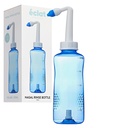 ECLAT Nasal Rinse Bottle - Gentle Pressure Nasal Irrigation, Total Control Smart Auto Flow On/Off Valve, BPA-Free Nose Wash Cleaner Sinus Clearer for Kids & Adults (500mL, Bottle Only)