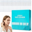 Sticky Ear Cleaning Stick, 2026 Upgraded Earwax Removal Adhesive Swabs, Gentle Ear Wax Removal Tools for Adults, Home (1 Set/24 PCS)