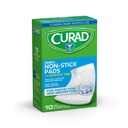 Medline Pad Non-Stick Sterile Curad with Adhesive, 2 Inch x 3 Inch, 12 Count