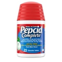 Pepcid Complete Acid Reducer + Antacid Chews, 10mg Famotidine, Mint, 25 Ct | Heartburn Relief, OTC, 800mg Calcium Carbonate, 165mg Magnesium Hydroxide, 10 mg Famotidine, For Acid Reflux, Fast-Acting