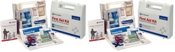 First Aid Only 223-U OSHA-Compliant First Aid Kit, All-Purpose 25-Person Emergency Kit for Business, Worksite, Home, and Vehicle, 106 Pieces (Pack of 2)