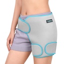 Hip Ice Pack Wrap for Women Men, Hip Brace with Hot Cold Pack for Injuries Reusable,Hip Gel Kit for Pain Relief Sciatica Nerve,Piriformis Stretcher, Hip Flexor Strain, Groin Pull, SI Joint (Grey)