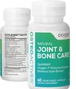 Oxygen Nutrition OsteoActives Formula All-Natural Dietary Support for Joints, Bones and Connective Tissue - 60 Count Pill Μπουκάλι- κάψουλες λαχανικών (Packaging May Vary)