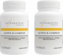 Integrative Θεραπευτικά Ενεργό B-Complex - Κυτταρική Ενέργεια & Καρδιακή Υγεία Υποστήριξη με Βιταμίνες B2, B6 & B12* - Υποστηρίζει Νευρικά & Ανοσολογικά Συστήματα - Χωρίς Γαλακτοκομικά & Χωρίς Γλουτένη - 120 Κάψουλες