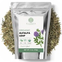 Organic Alfalfa Leaf 4 oz. (113g), USDA Certified Organic Alfalfa Herb Loose Tea, Medicago Sativa, Cut & Sifted
