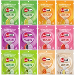 SaltStick Electrolyte FastChews - 120 Count Variety Pack - Μασώμενα δισκία ηλεκτρολυτών για ενυδάτωση, Salt Tabs - 10 Count (Pack of 12)