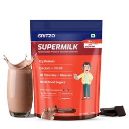 Gritzo SuperMilk Growth (13+ Boy), Double Chocolate, 800g