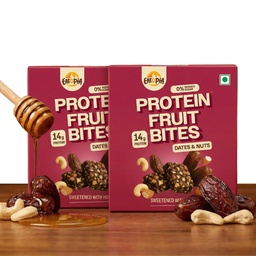 Eatopia Dates & Nuts Protein Fruit Bites, 14g Protein, Pack of 2 (200g)