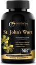 St Johns Wort 900mg-Mood Συμπλήρωμα Υποστήριξης *-Calm Συμπληρώματα *-120 Φυτικά St Johns Wort Κάψουλες (2 Μήνες Προμήθεια),450mg Vegan, Μη ΓΤΟ St. John's Wort (Hypericum Perforatum),0,3%Hypericin per Cap