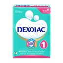 Dexolac Stage 1 Infant Formula for Babies - (0-6 months) - with Iron Biotics, DHA and other vital nutrients - 400 g - Tin Pack