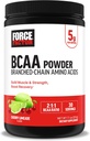Force Factor BCAA Amino Acids Supplement 2:1:1, Delicious and Refreshing BCAA Powder to Support Muscle Recovery and Performance, No Artificial Colors or Flavors, Cherry Limeade, 30 Servings