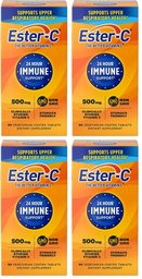Ester- C 500 mg 24 ώρες δισκία βιταμίνης C για ανοσοποιητική υποστήριξη, συμπλήρωμα βιταμίνης C, 90 μέτρα (πακέτο των 4)