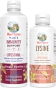 MaryRuth Organics Lysine Liposomal (Snickerdoodle) & Ανοσία (Ginger Vanilla) 