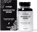 Magnetic Mind - Premium Συμπληρώματα Γνωστικής για Ultra Focused Ενέργεια, Καθαρότητα, & Drive - Nootropic Designed for Long-Term Brain Health, Memory & Focus - 30 Day Supply - No Artificial Colors