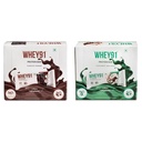 Whey91 Choco Fudge Protein Bar, 10g Protein & 4g Fiber in each, No Added Preservatives, No Artificial Flavours, 210g- (Pack of 6)|Whey91 Coconut Delight Protein Bar, 10g Protein & 3.2g Fiber in