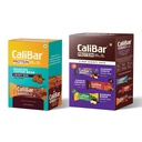 CaliBar 20g & 10g Protein Bar - 2 Bars Almond Choco,1 Banana Binge & 2 Cookie Crunch + 6 Roasted Coffee Bean (Pack of 11) No Added Sugar, Gluten-Free, High Fiber (65g x 5) + (40g x 6)